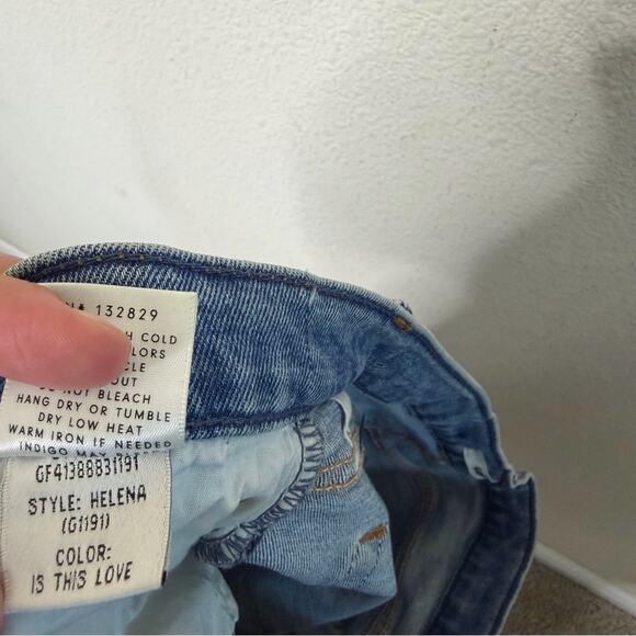 GRLFRND Revolve Helena Jeans Is This Love Raw Hem Button Fly Womens Size 31 - Picture 7 of 7